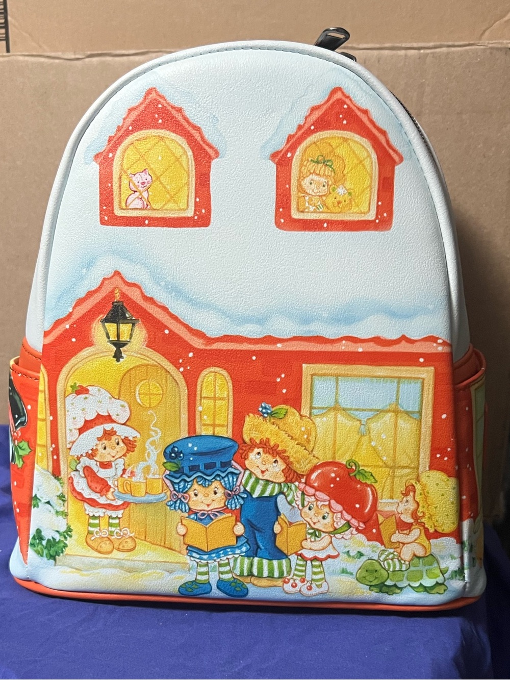 Loungefly Strawberry Shortcake Caroling Holiday Mini Backpack